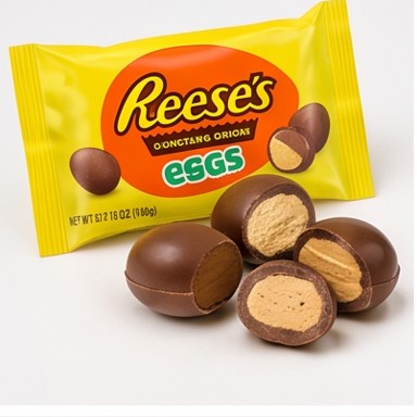 Peanut Butter Chocolate Eggs