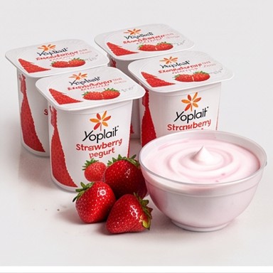 Strawberry Yogurt Cups