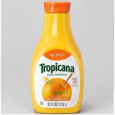 Tropicana No Pulp Pure Premium Orange Juice