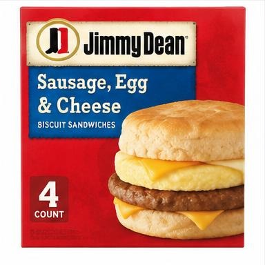 Jimmy Dean Sausage, Egg & Cheese Biscuits